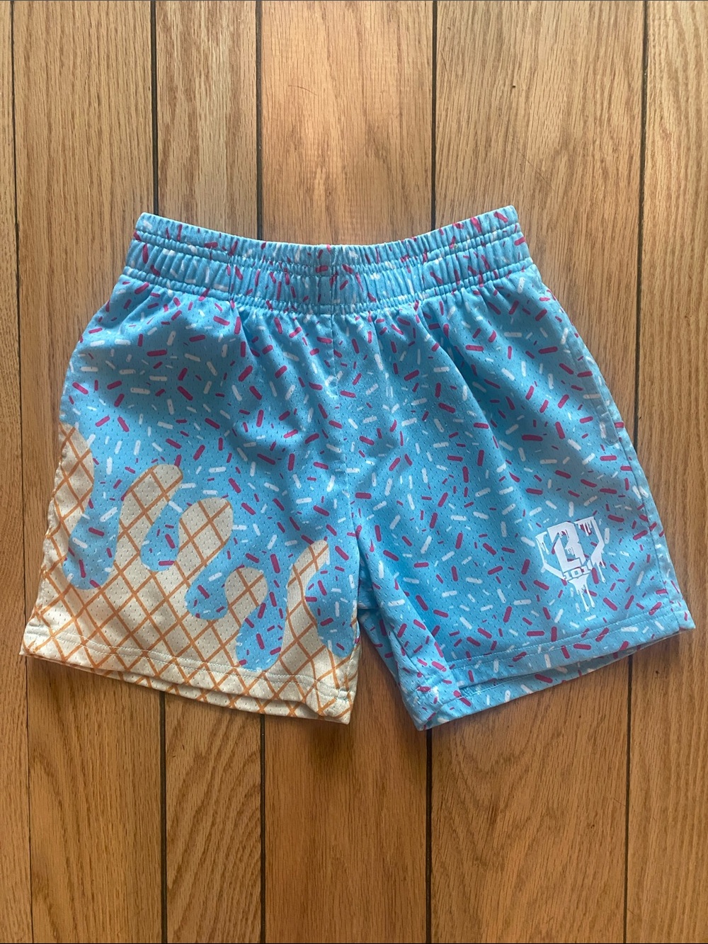 Baseball Lifestyle Blue Ice CreamSprinkle Shorts